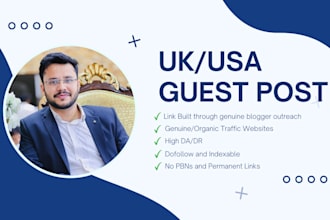publish high quality UK and USA guest posts for your blog