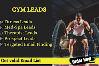 build gym fitness coach lawyers doctors verified email list