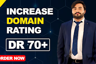 increase domain rating ahrefs dr 70 plus