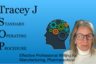write company and manufacturing sops