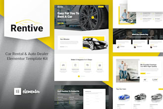 design a car rental, car booking website for your company