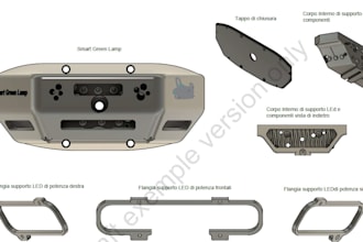 2d and 3d cad design with fusion360, inventor and solidwork, analisys material