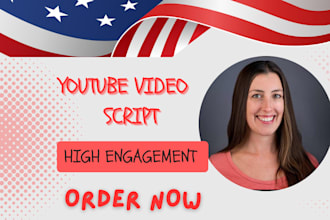 be your native english youtube video script writer