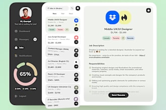 create freelance app, job portal app and website
