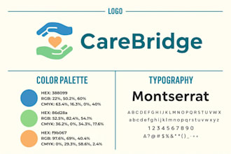 design a professional logo with brand style guides