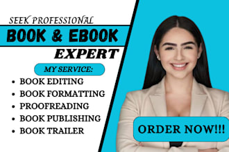 be your book editor and proofreader, developmental, copy and line editing