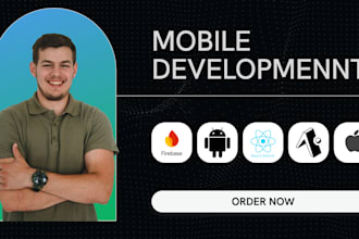 develop mobile app for IOS and android with react native
