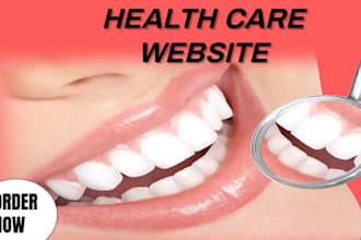 design a doctor, medical, professional health care website