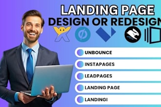 create landing page with landingi, leadpages, unbounce, conventri, instapages