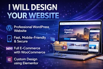 build a responsive wordpress website with elementor