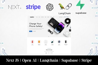 do nextjs, openai, langchain, supabase,stripe integration