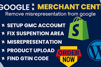 fix google merchant center suspensions, misrepresentation, and gtin code issue