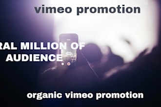 do organic vimeo video promotion with relevant audience