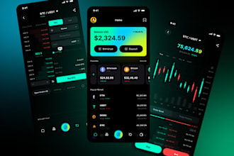 develop trading app, android and ios app, crypto trading app