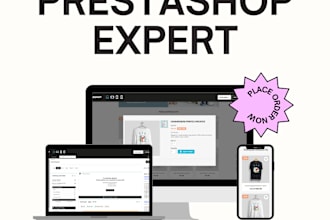 design prestashop ecommerce website, prestashop online store