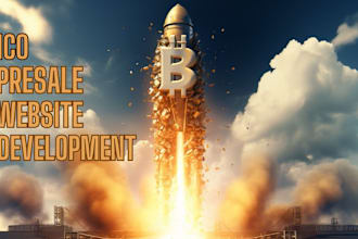 create cryptocurrency ico website, presale website