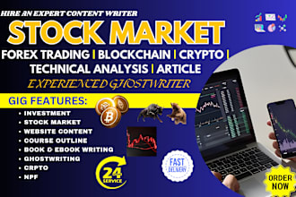 write detailed stock market, forex trading ebook for online course ebook writer