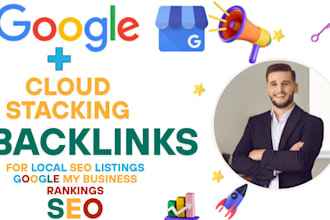 create google and cloud entity stacking backlinks local seo gbp ranking