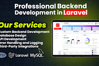 be your professional backend developer using PHP laravel