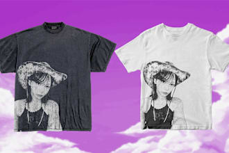 design a grunge gritty vintage tshirt