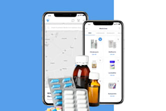 create a pharmacy app, medicine delivery app, and healthcare app