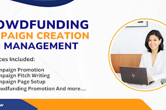 campaign creation crowdfunding campaign gofundme manager kickstarter  indiegogo
