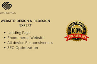 build squarespace website design and redesign squarespace