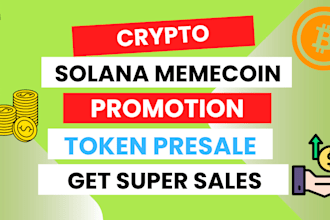 crypto promotion solana memecoin promotion on moonshot hit 1billion market cap