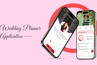 develop an event planning, wedding planner app like zola, wedmegood