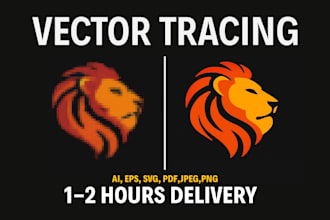 do vector tracing, vector logo, convert to vector