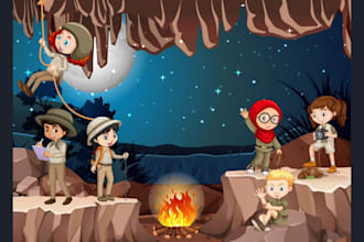 format create draw children story book illustration graphic novel picture book