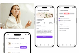 create a custom skincare tracker, skin analysis app like troveskin, skinvision