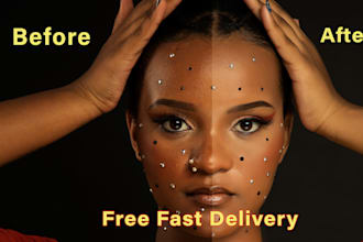 skin retouch ,photo retouching and photoshop editing