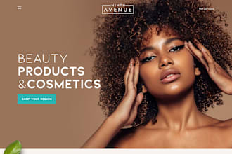 skin care website cosmetics website skin care shopify store
