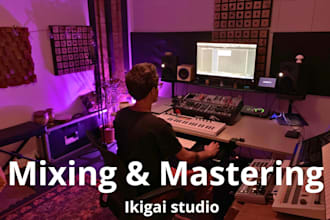 mix and master your house, techno, tech house or edm music