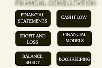 prepare financial statements, profit and loss, balance sheet, along bookkeeping