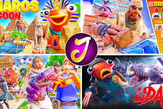 create a professional fortnite creative map thumbnail