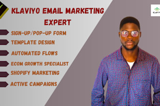 setup klaviyo email marketing automation campaign for you