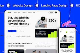 do figma website design, figma landing page, website design figma, website ui ux