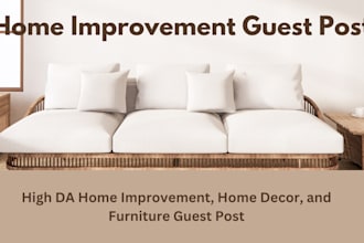 post home improvement, home decor, and furniture guest post