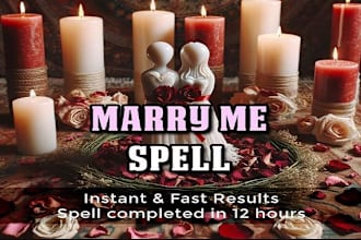 cast a powerful marry me spell, marriage spell, obsession love spell