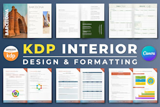 do amazon KDP book layout formatting in canva, KDP paperback formatting