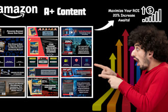design amazon listing and a plus content modules for you