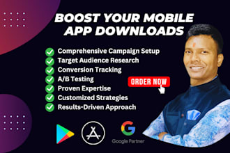 set up and manage google ads campaigns for your mobile app
