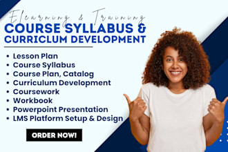 do online course content syllabus web based training course creation lesson plan