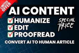 manually edit and paraphrase your ai written content 24 hours