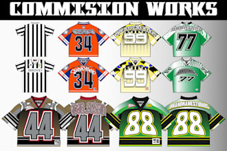 do nfl streetwear jersey mockup design for your brand