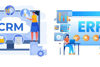 build custom CRM erp web apps in PHP laravel nodejs