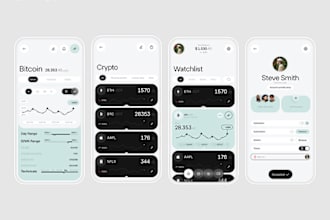 develop crypto wallet app, crypto exchange website, crypto trading app