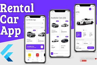 build car rental app, booking app, rental, car wash app, car rental website